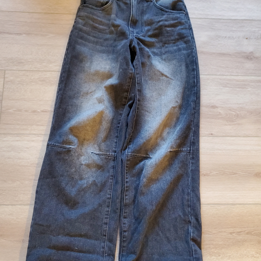 Jaded London Charcoal Relaxed Jeans